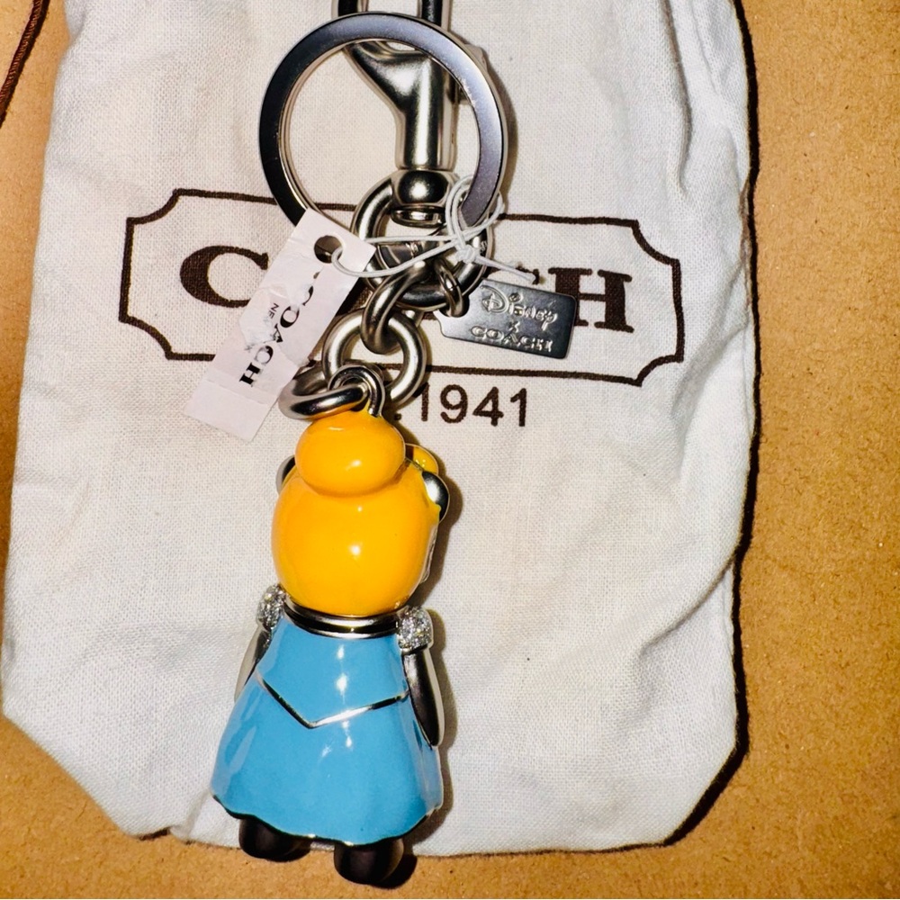 Coach Disney Bear Key Holder - Yellow and Blue - Picture 10 of 10